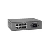 LevelOne 8-Port Fast Ethernet PoE Switch, 802.3at/af PoE, 4 wyjścia PoE, 65 W