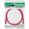 InLine Patch kabel SF/UTP Cat.5e Pink 0.3m