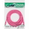 Kabel krosowy InLine SF/UTP Kat.5e różowy 20m