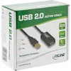 InLine USB 2.0 Active Signal Repeater kabel Type A male / A female, 25m