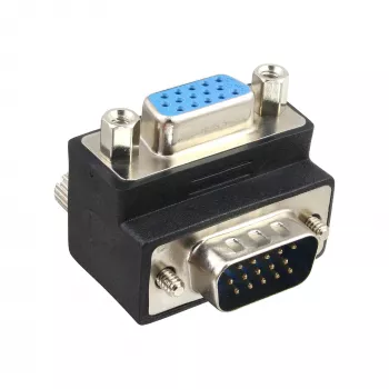 InLine VGA Adapter 90° 15 Pin męski / żeński, InLine, 37248I