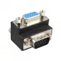 InLine VGA Adapter 90° 15 Pin męski / żeński, InLine, 37248I