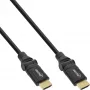 InLine High Speed HDMI kabel obrotowy, z Eth., AM/AM, czarny, złote styki, 3m
