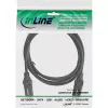 InLine High Speed HDMI kabel obrotowy, z Eth., AM/AM, czarny, złote styki, 3m