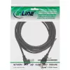 Kabel InLine USB 2.0, wtyk Typu A w dół pod kątem / Typu B, czarny, 1m
