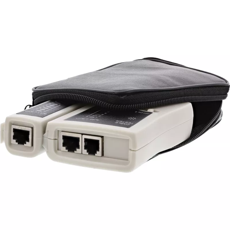 Tester InLine do kabli i złączy RJ45 z 9 diodami kontrolnymi