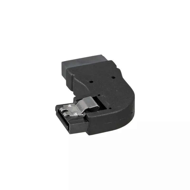 Adapter InLine SATA męski / żeński kątowy w prawo 27700D