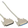 InLine szeregowy kabel przedłużający formowany DB37 męski / żeński bezpośredni szary 5m