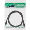 InLine Kabel krosowy SF/UTP Kat.5e czarny 1m
