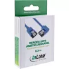 InLine SATA 6Gb/s round kabel one side right angeled 90°, w/latches, 0.5m