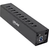 InLine USB 3.0 10 Port Hub Aluminium Case z zasilaczem 4A, czarny