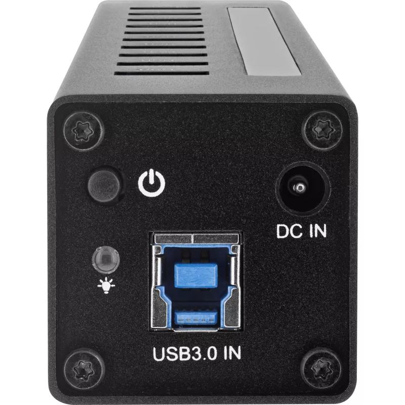 InLine USB 3.0 10 Port Hub Aluminium Case z zasilaczem 4A, czarny