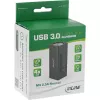 InLine USB 3.0 Hub, 4 porty, obudowa aluminiowa, z zasilaczem 2,5A