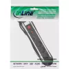Listwa zasilająca InLine, aluminiowa, 6-gniazdowa z zabezpieczeniem, włącznik, 1,5m