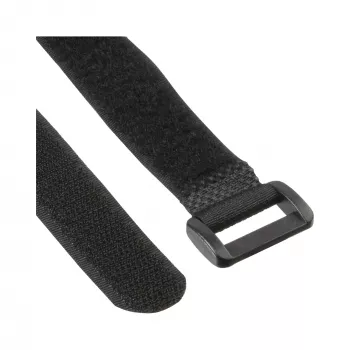 Rzepowe opaski kablowe InLine 20×300 mm, nylon, opakowanie 10 sztuk, czarny