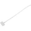Opaski zaciskowe z polem oznaczeniowym InLine 100 mm x 2,5 mm, nylon, 100 szt.