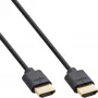 Przewód HDMI Slim Ultra High Speed M/M 8K4K pozłacany czarny 2m
