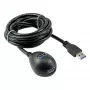 Kabel InLine USB 3.2 Gen.1 USB Typ A M / A Ż + zasilanie, ze stojakiem, czarny, 3 m