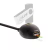 Kabel InLine USB 3.2 Gen.1 USB Typ A M / A Ż + zasilanie, ze stojakiem, czarny, 3 m