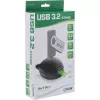 Kabel InLine USB 3.2 Gen.1 USB Typ A M / A Ż + zasilanie, ze stojakiem, czarny, 3 m
