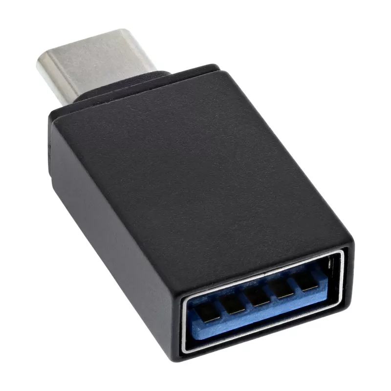 Adapter InLine USB 3.2 Gen.2, wtyk USB-C na gniazdo USB-A, OTG