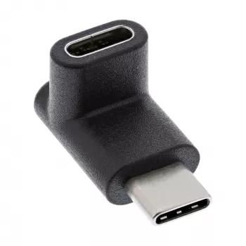 Adapter USB 3.2 Gen.2 InLine 35807 USB-C męski żeński w górę/dół kątowy