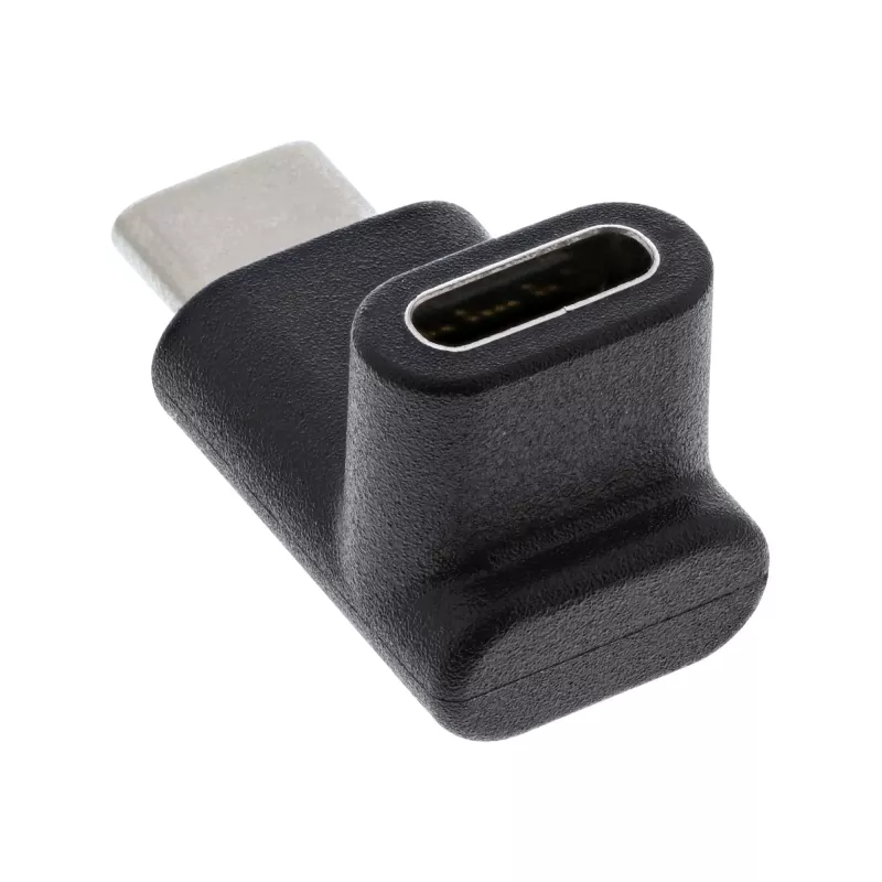 Adapter USB 3.2 Gen.2 InLine 35807 USB-C męski żeński w górę/dół kątowy