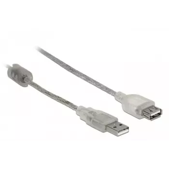Kabel USB DeLOCK 82244 USB 2.0 0,3 m przezroczysty