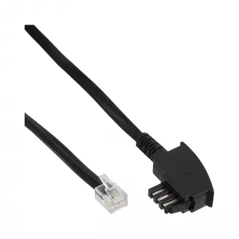 Kabel InLine TAE-N / RJ11 Adapter 6P2C mostkowany 3m
