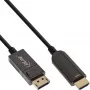 InLine DisplayPort na HDMI kabel konwertera AOC, 4K/60 Hz, czarny, 20 m