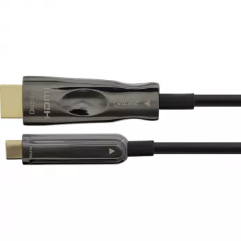 InLine USB Display AOC kabel, USB-C męski do HDMI męskiego (DP Alt Mode), 50 m