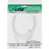 Kabel zasilający InLine, Euro męski / Euro8 męski, biały, 3,0m