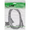 Kabel zasilający InLine męski USA / żeński Euro 8, 0,5 m