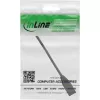 InLine RJ45 interface protection Cat.6A S/FTP, RJ45 M/F, Czarny, 0.2m