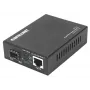 Intellinet Gigabit PoE+ Media Converter, 1 x 1000Base-T RJ45 Port na 1 x port SFP, PoE+ Injector
