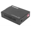 Intellinet Gigabit PoE+ Media Converter, port 1000Base-T RJ45 do 1000Base-LX (SC) jednomodowy, 20 km, wstrzykiwacz PoE+