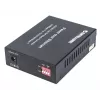 Intellinet Gigabit PoE+ Media Converter, port 1000Base-T RJ45 do 1000Base-LX (SC) jednomodowy, 20 km, wstrzykiwacz PoE+