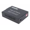 Intellinet Gigabit PoE+ Media Converter, port 1000Base-T RJ45 do 1000Base-LX (SC) jednomodowy, 20 km, wstrzykiwacz PoE+