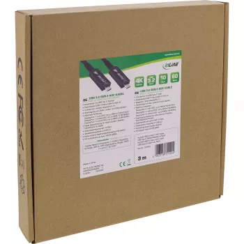InLine USB 3.2 Gen.2 kabel AOC USB-C męski/męski 7,5 m 10 Gbit/s