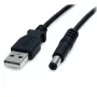 StarTech.com Kabel zasilający USB do 5,5 mm – Wtyk baryłkowy typu M – 3 stopy