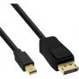 Kabel InLine Mini DisplayPort na DisplayPort czarny 1,5 m
