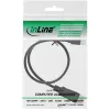 Kabel InLine Mini DisplayPort na DisplayPort czarny 1,5 m