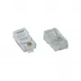 InLine Modular Plug 8P4C RJ45 do zaciskania na kablu taśmowym ISDN 100 szt.