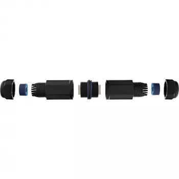 Złączka InLine kat.6, wodoszczelna IP67, 2x RJ45 F/F, 1:1