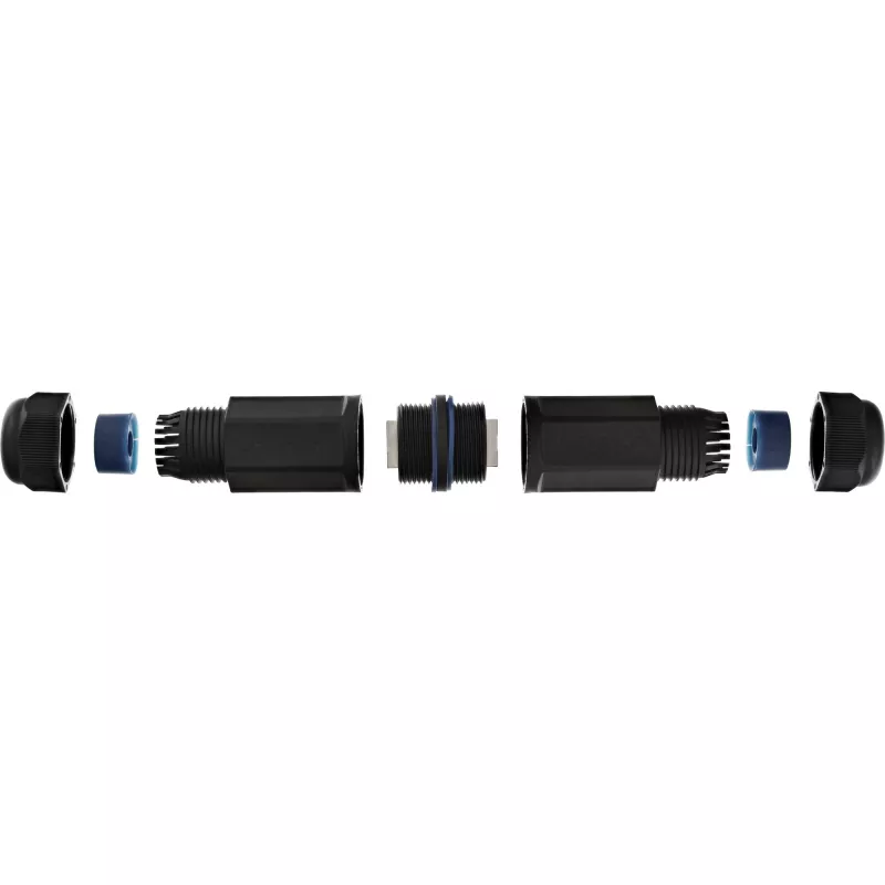 Złączka InLine kat.6, wodoszczelna IP67, 2x RJ45 F/F, 1:1