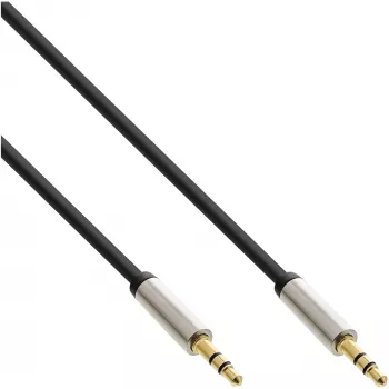 InLine cienki przewód audio 3,5 mm męski / męski, stereo, 3 m