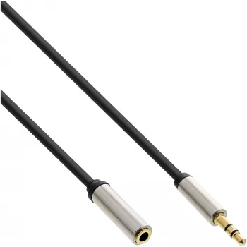 InLine cienki kabel audio 3,5 mm męski / żeński stereo 5 m