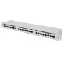 Intellinet Patch Panel, Cat6a, FTP, 24-Port, 1U, Shielded, 90° Top-Entry Punch Down Blocks, szary
