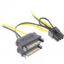 Zasilacz InLine 2x SATA / 6-pin do karty graficznej PCIe 26628B