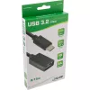 adapter kablowya InLine USB 3.2 Gen.1x2, USB-C męski / A żeński, czarny, 0.15m
